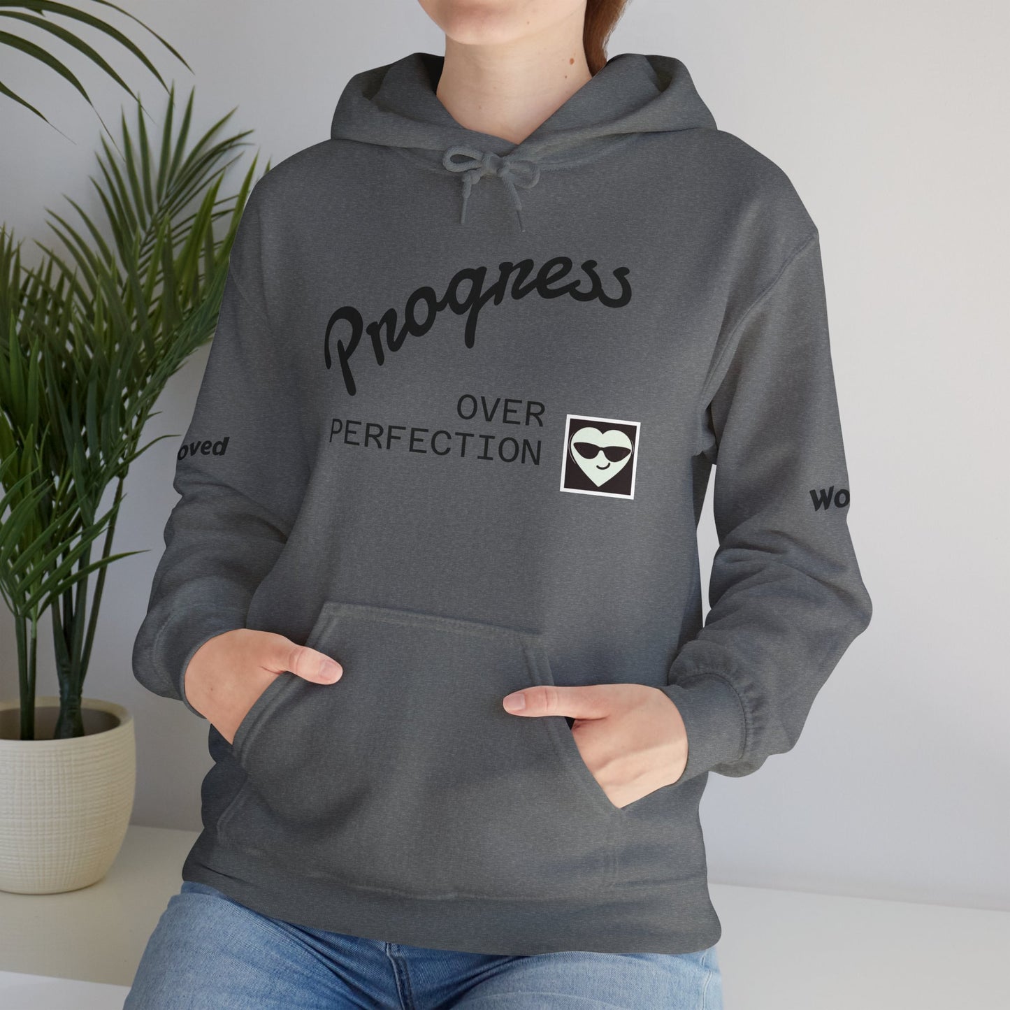 Inspirational Hoodie for Progress Lovers - Unisex Heavy Blend™ Sweatshirt
