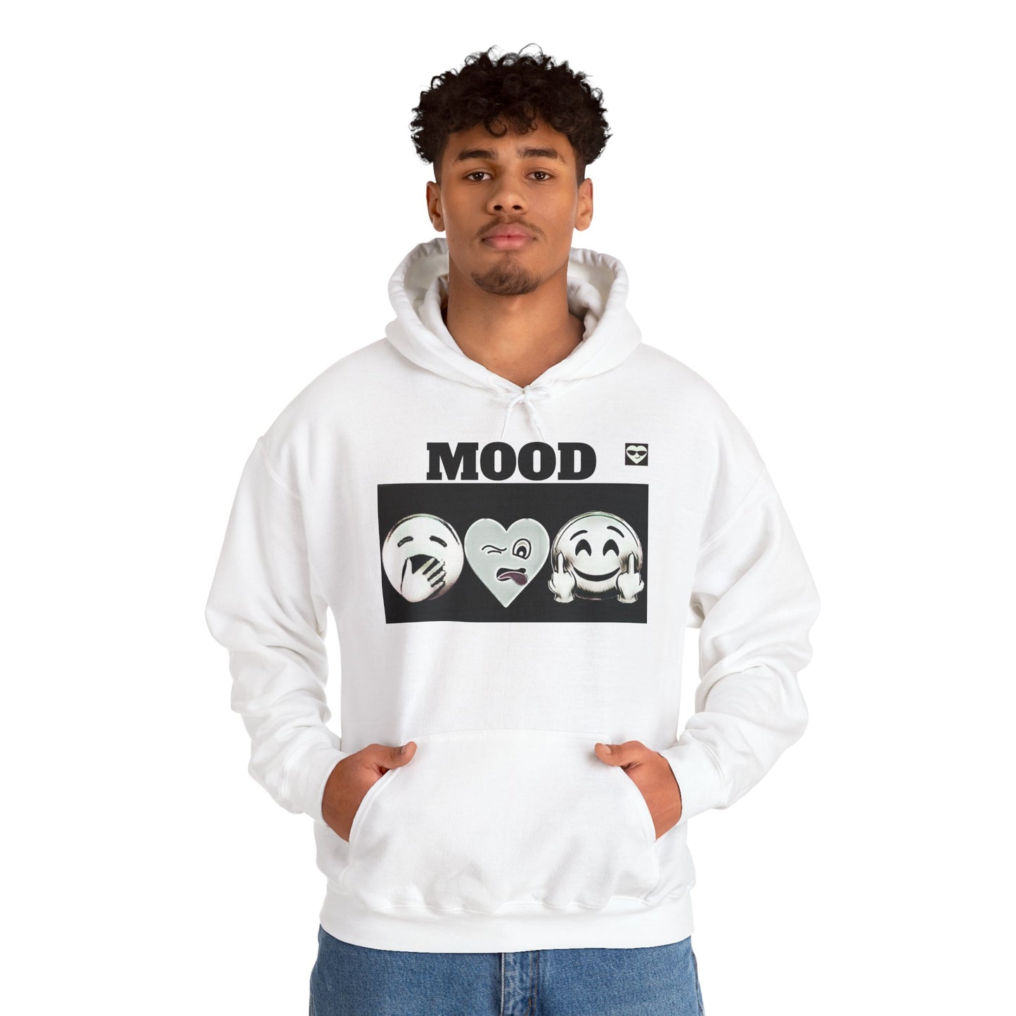 Funny Emoji Hooded Sweatshirt for Casual Style