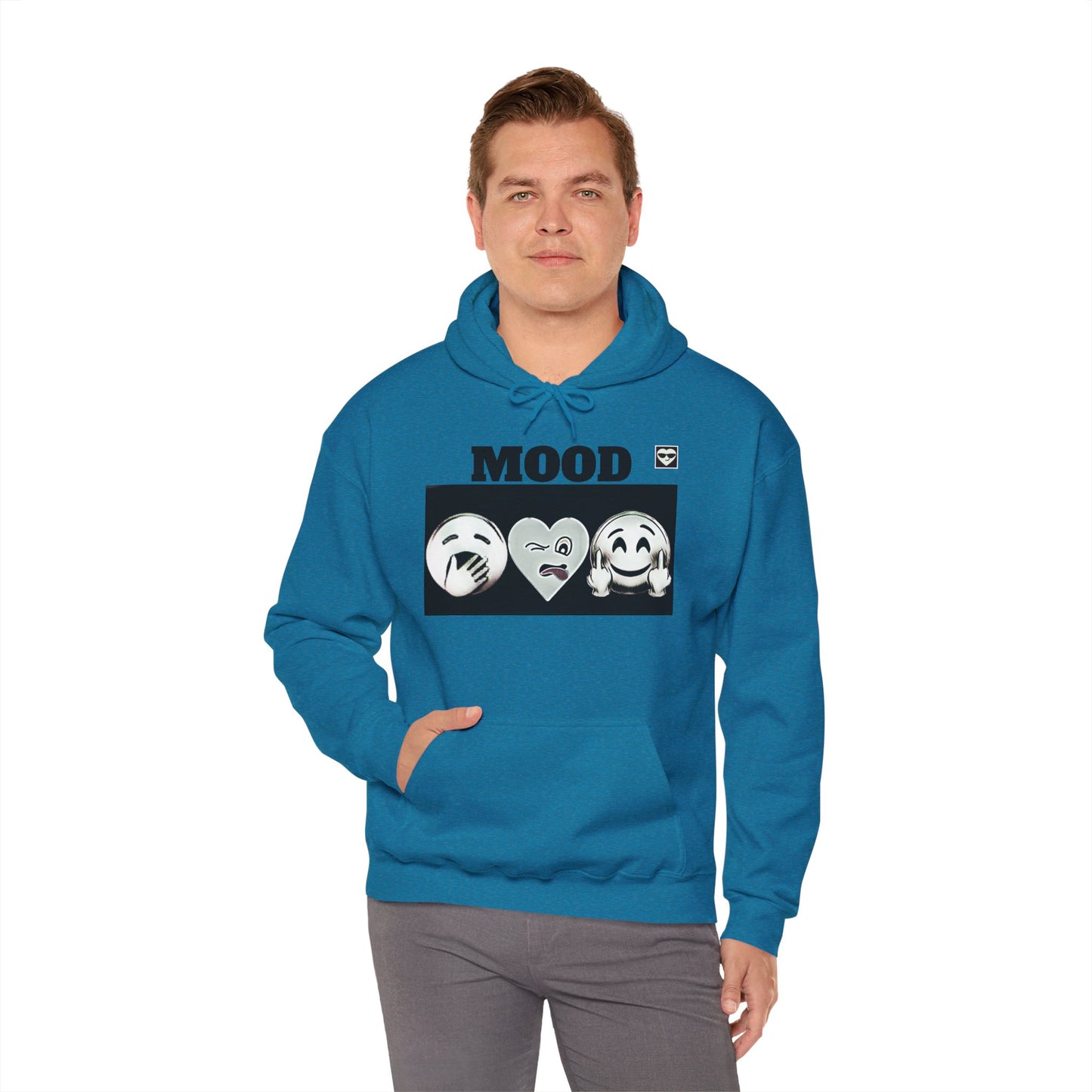 Funny Emoji Hooded Sweatshirt for Casual Style