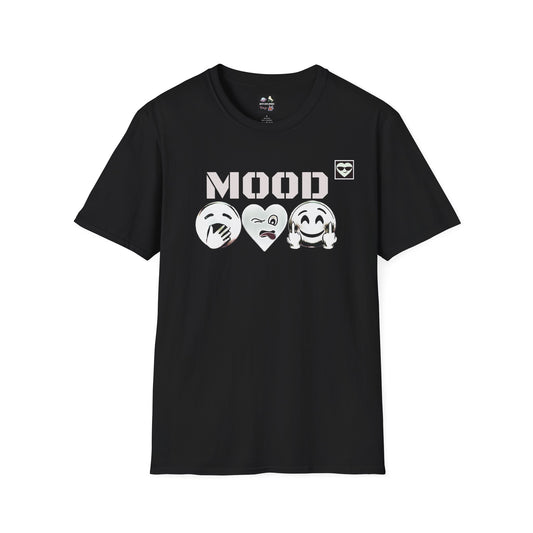 Mood Emoji graphic T-shirt that's sure to get a lot of "me too's"..