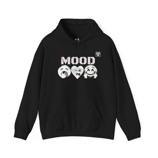 Mood Emoji Hooded Sweatshirt | Casual, Fun, cozy & comfy Streetwear, Perfect for Any Occasion.