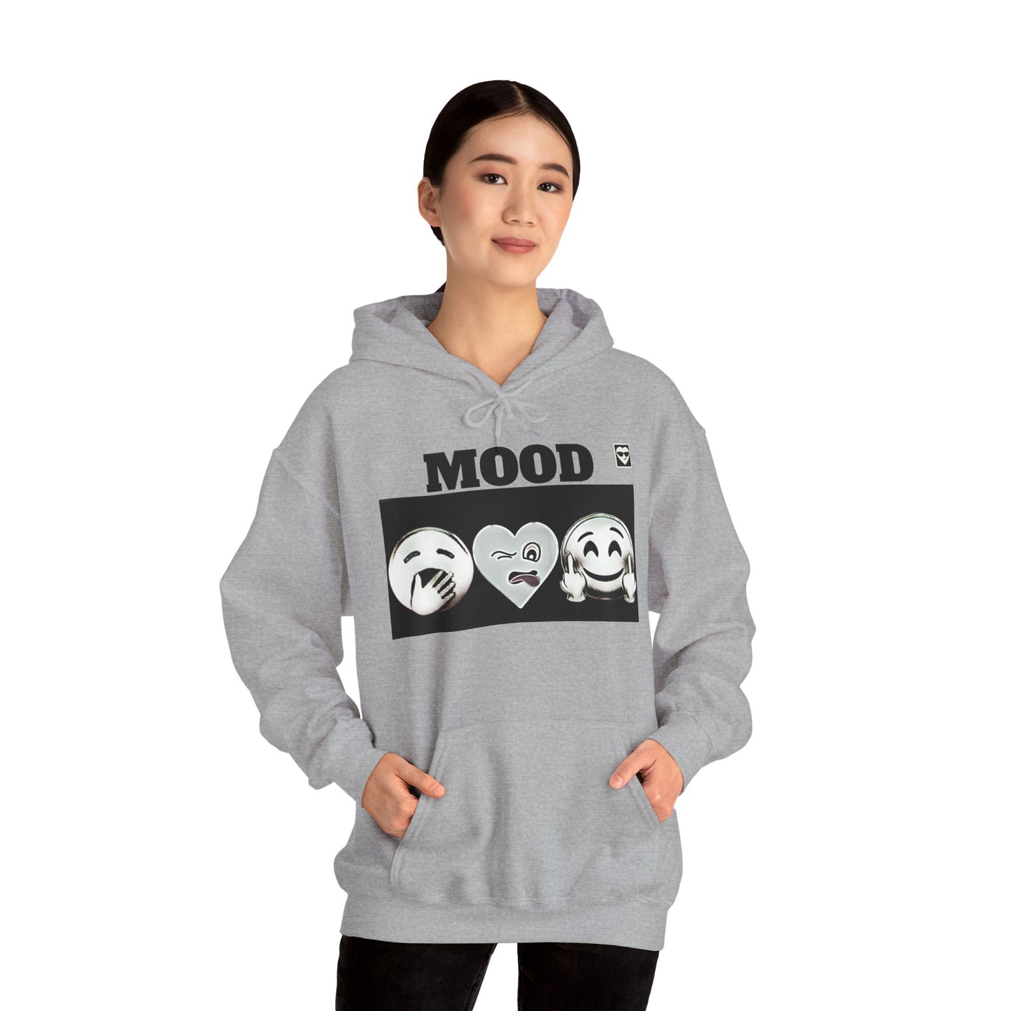 Funny Emoji Hooded Sweatshirt for Casual Style